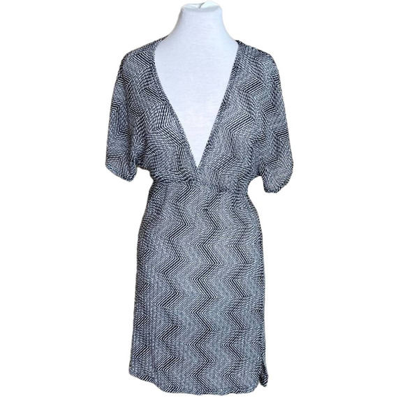 Elan‎ Beach Women's Medium Plunge V Neck Swim Cover Up Beach Dress - Picture 1 of 8